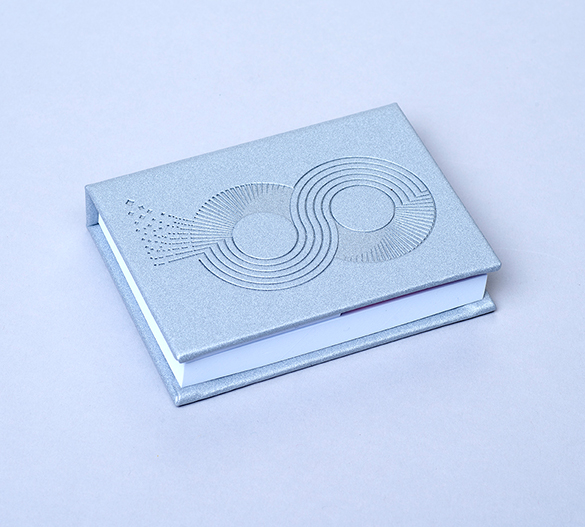 PM100-VERONA Set de notas adhesivas con cubierta de tapa dura PU