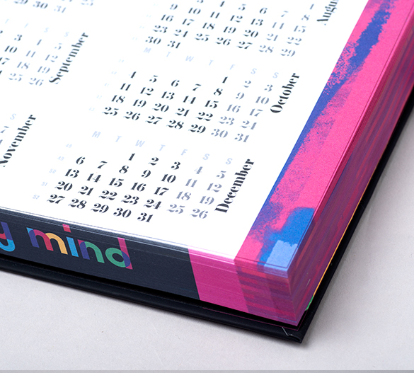 MN31-CAL Agenda Mindnotes® con cubierta dura de papel estucado
